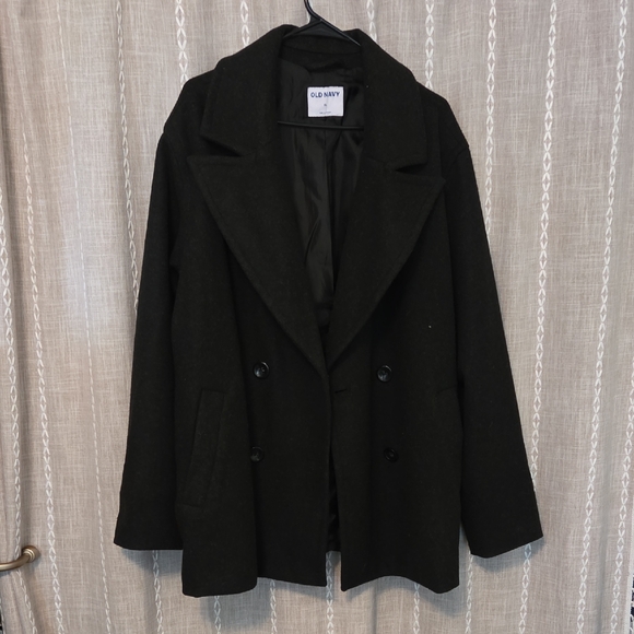 Old Navy Jackets & Blazers - Old Navy Women's Charcoal Peacoat